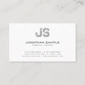 Personal Trainer Fitness Coach Professioneel Moder Visitekaartje (Achterkant)