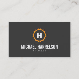 Personal Trainer, Fitness Gear Monogram in Sinaasa Visitekaartje
