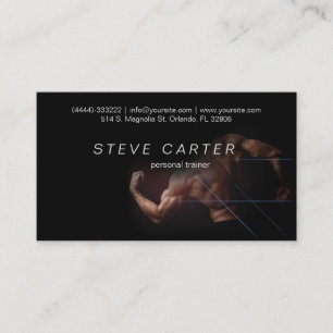 Personal Trainer Fitness Sport Club Visitekaartje