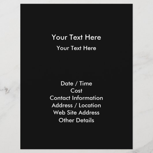 Personal Trainer Flyer (Achterkant)