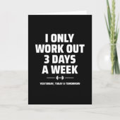 Personal Trainer Funny Gym Exercise Fitness Meme Kaart (Voorkant)