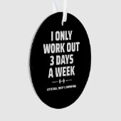 Personal Trainer Funny Gym Exercise Fitness Meme Ornament (voorkant)