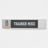 Personal Trainer Funny Kantoor Name Bord Deurbordje (Voorkant)