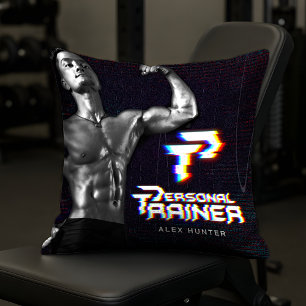Personal Trainer Gym Fitness Gepersonaliseerd Kussen