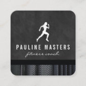 Personal Trainer Metalen Trim Afspraak Afsprakenkaartje (Voorkant)