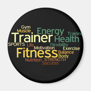 Personal Trainer of Fitness Center Magnet Magneet