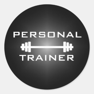 Personal Trainer of Fitness Center Sticker