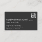 Personal Trainer | Opleidingsmateriaal | Staal Visitekaartje (Achterkant)