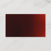 Personal Trainer Red White Visitekaartje (Achterkant)