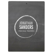 PERSONAL TRAINER SKETCH LOGO Gepersonaliseerd Klembord (Achterkant)