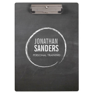 PERSONAL TRAINER SKETCH LOGO Gepersonaliseerd Klembord