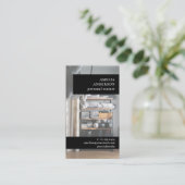 Personal Trainer Training Fitness Coach Workout  Visitekaartje (Staand voorkant)