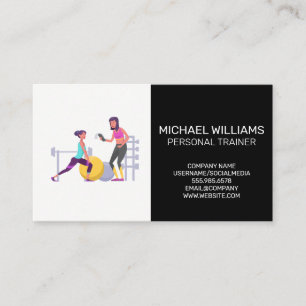 Personal Trainer trainingssessie Visitekaartje