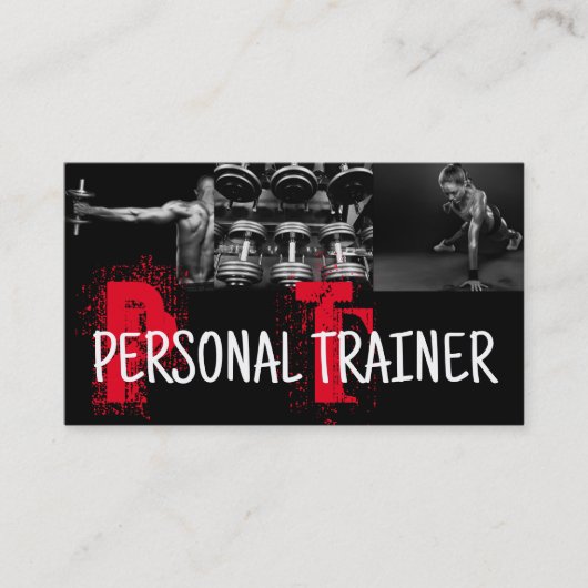 Personal Trainer Visitekaartje (Voorkant)