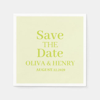 PERSONALISATIE EENVOUDIGE STIJL SAVE THE DATE SERVET