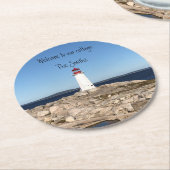 Personalisatie! Onderzetters vuurtoren (Gebogen)