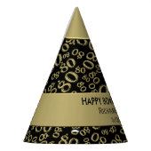 Personalisatie: Over The Hill 80th Birthday Theme Feesthoedjes (Links)