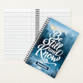 Personalisé Be Still and Know Christian Journal (À l'intérieur)