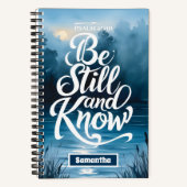 Personalisé Be Still and Know Christian Journal (Recto)