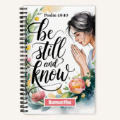 Personalisé Be Still and Know Christian Journal (Recto)