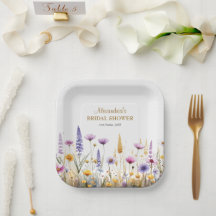 Personalise Bridal Shower Wildflowers