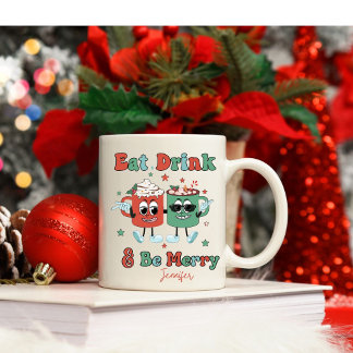 Personalisé Danser Funny Cocaca Christmas Mug