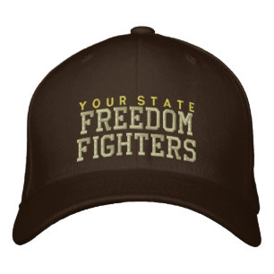 Personalisé Freedom Fighters Embroded Casquette