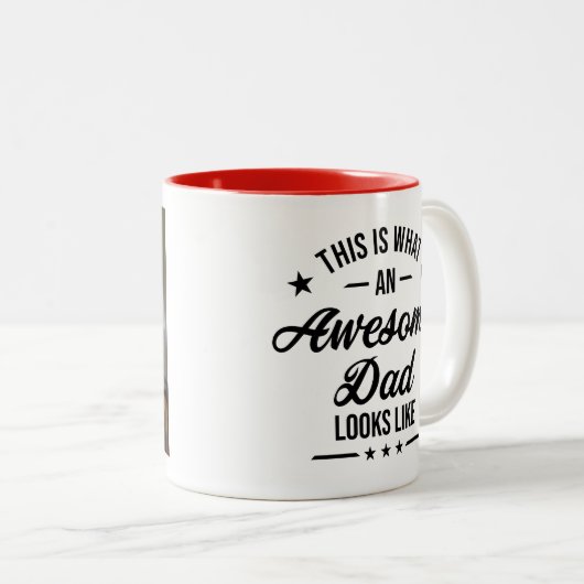 Personalisé Impressionnant Papa Mug (Devant droit)