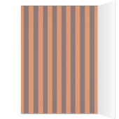 Personalisé KEEP CALM Your Text on Orange Stripes (Intérieur (Gauche))