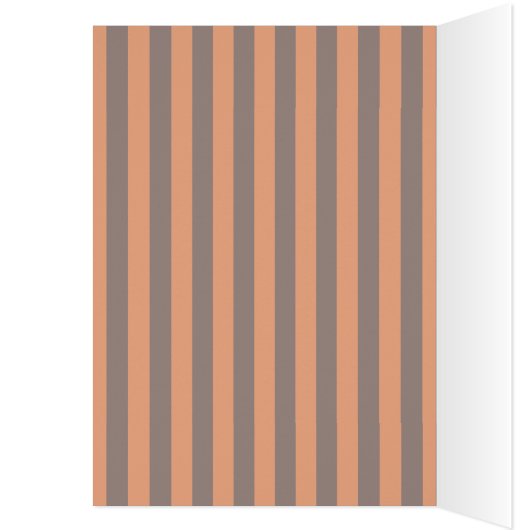 Personalisé KEEP CALM Your Text on Orange Stripes (Intérieur (Gauche))