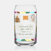 Personalise: Pierre pelican's brilliant beak Blikvorm Glas (Links)