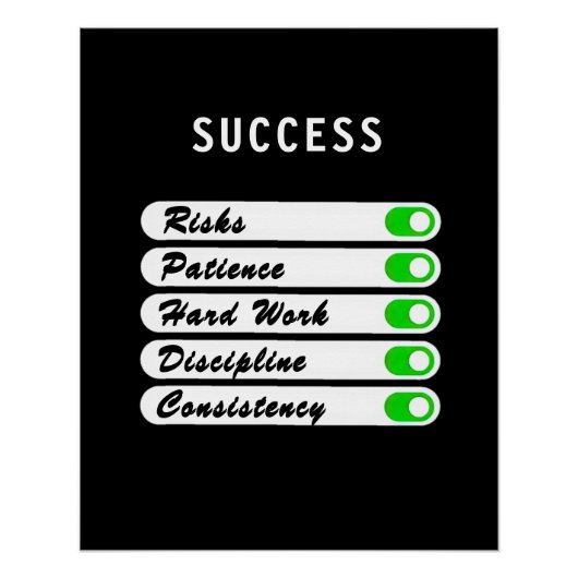 Personalise your success conditions Poster (Devant)