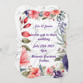 Personalise Your Wedding Invitation (Devant / Derrière)