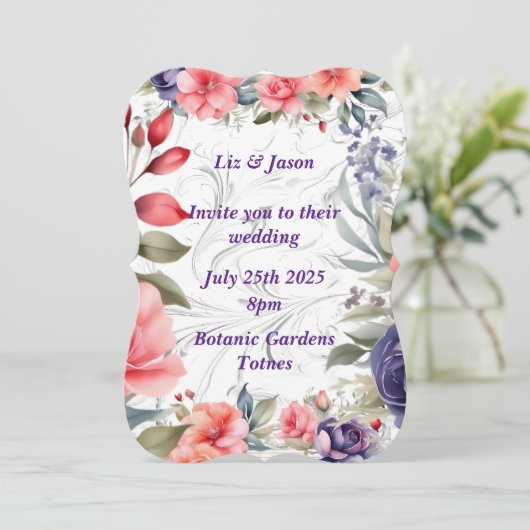Personalise Your Wedding Invitation (Debout devant)