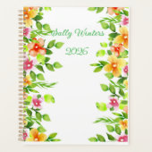 Personalised 2026 Floral Planner (Devant)
