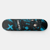 Personalised Anime Cyan Skateboard Deck (Horz)