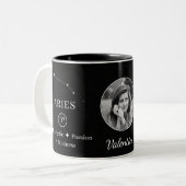 Personalised Aries Zodiac Constellation Coffee Mug (Devant gauche)