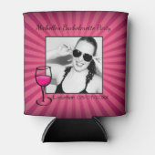 Personalised Bachelorette Custom Photo Frame Blikjeskoeler (Voorkant)