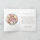 Personalised Christmas Squirrel Feestdagen Kaart (Binnen)