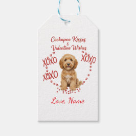 Personalised Cockapoo Kisses Valentine Wishes Cadeaulabel
