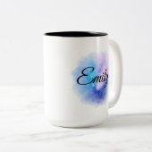 Personalised Coffee Mug Custom Name Cup for mother (Devant droit)