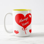 Personalised Coffee Mug For Girlfriend-Boyfriend (Gauche)