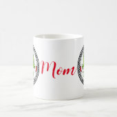 personalised coffee mug with Christmas motif. (Centre)