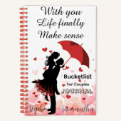 Personalised Couple Bucket List Journal (Recto)