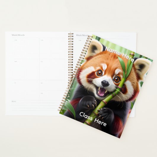 Personalised Cute Kawaii style Red Panda  (Devant avec enveloppe)