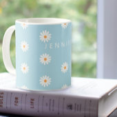 Personalised Daisy Mug, Flower Name Gift, Daisy  Koffiemok