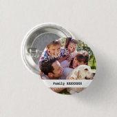 Personalised Family Ronde Button 3,2 Cm (Voorkant /achterkant)