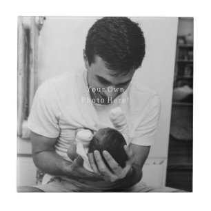 Personalised Father's Day Your Own Photo. Tegeltje