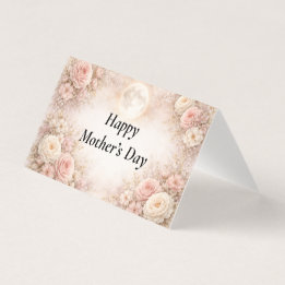 Personalised Floral Mother's Day Editable Card Kaart