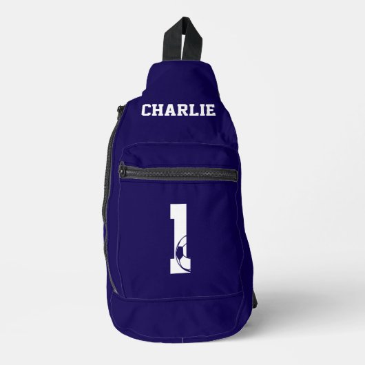 Personalised Football Boot Sling Bag (Voorkant)